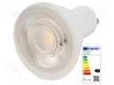 LED lamp; warm white; GU10; 230VAC; 230lm; 3.2W; 2700K; CRImin: 80