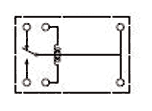 Relay: electromagnetic; SPDT; Ucoil: 12VDC; Icontacts max: 1A; PCB