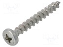 Screw; SPAX®; 5x40; Head: cheese head; Pozidriv; steel; zinc; BN: 615