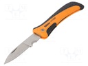 Knife; for electricians; Tool length: 190mm; Blade length: 80mm