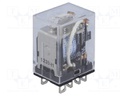 Relay: electromagnetic; DPDT; Ucoil: 120VAC; 10A/110VAC; 10A/24VDC