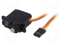 Motor: servo; 4.8÷6VDC; micro; analogue; 14.7g; 23x12.1x28.8mm