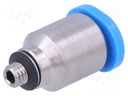 Push-in fitting; straight; Input thread: M3; -0.95÷6bar; 4mm