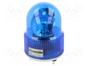 Signaller: lighting; rotating light; blue; Series: S125; 24VDC