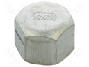 Protection cap; max.10bar; acid resistant steel AISI 316