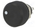 Potentiometer: shaft; single turn; 100kΩ; 500mW; ±20%; linear