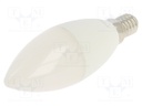 LED lamp; warm white; E14; 230VAC; 806lm; 7W; 180°; 3000K; CRImin: 80