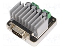 DC-motor driver; I2C,RS485; Icont out per chan: 5A; Ch: 2