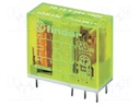 Relay: electromagnetic; DPDT; Ucoil: 48VDC; 8A/250VAC; 8A/30VDC