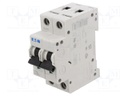 Circuit breaker; 230/400VAC; Inom: 2A; Poles: 2; DIN; Charact: Z