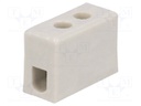 Terminal block; screw terminal; ways: 1; for cable; 2.5mm2; 500V