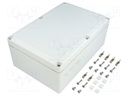 Enclosure: multipurpose; X: 164mm; Y: 244mm; Z: 95mm; EURONORD 3; ABS