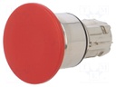 Switch: push-button; Stabl.pos: 2; 22mm; red; Illumin: none; IP67