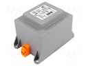 Transformer: mains; 200VA; 230VAC; 24V; Leads: terminal block; IP30