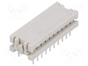 IDC transition; PIN: 20; DIL 7,62mm; IDC,THT; for ribbon cable