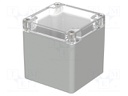 Enclosure: multipurpose; X: 80mm; Y: 82mm; Z: 85mm; EUROMAS; UL94V-2