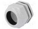 Cable gland; M50; IP67; Mat: polyamide; grey