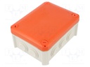 Enclosure: junction box; X: 116mm; Y: 150mm; Z: 67mm; polypropylene