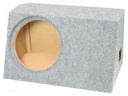 Car loudspeaker enclosure; MDF; gray melange; textil; 30l; 300mm