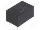 Converter: AC/DC; 1W; Uout: 15VDC; Iout: 0.067A; 74%; Mounting: PCB