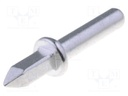 Solder pin; THT; silver plated; brass; Ø: 1.3mm; Overall len: 9.5mm