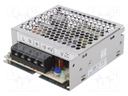 Power supply: industrial; single-channel,universal; 50W; 12VDC