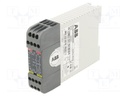 Safety Relay, RT9, 24 VDC, DPST-NO, RT9 Series, DIN Rail, 6 A, Screw