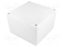 Enclosure: multipurpose; X: 158.5mm; Y: 158.5mm; Z: 101.5mm; IP67