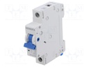 Circuit breaker; 230/400VAC; Inom: 10A; Poles: 1; Charact: C; 6kA