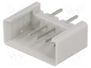 Socket; IDC; male; PIN: 5; straight; THT; tinned; 2.54mm; Layout: 1x5