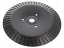 Grinding wheel; 230mm; angular contact,with rasp