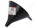 Funnel; polypropylene; Application: for operating fluids