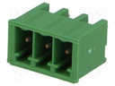 Pluggable terminal block; Contacts ph: 3.5mm; ways: 3; straight