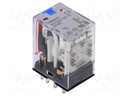 Relay: electromagnetic; DPDT; Ucoil: 24VDC; Icontacts max: 10A