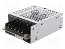 Power supply: switched-mode; 25W; 12VDC; 2.1A; OUT: 1; 99x82x35mm