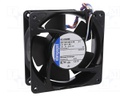 Fan: DC; axial; 119x119x38mm; 260m3/h; 60dBA; ball bearing; 5000rpm