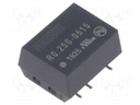 Converter: DC/DC; 0.25W; Uin: 4.5÷5.5V; Uout: 15VDC; Iout: 17mA; SMD