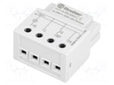 Relay: installation; with dimmer; Mounting: wall mount; -10÷50°C
