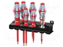 Kit: screwdrivers; insulated; 1kVAC; Phillips,slot; 7pcs.