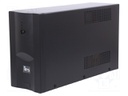 Power supply: UPS; 125x380x220mm; 1.2kW; 2kVA; 14kg; 9Ah; Ubatt: 12V