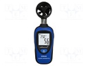 Thermoanemometer; LCD 3 digits; -30÷60°C; 175x55x38mm