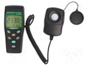 Light meter; 40/400/4000/40000/400000lx; 3%; lux,foot-candle