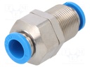 Push-in fitting; threaded,straight; M16; outside; -0.95÷6bar