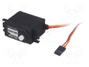 Motor: servo; 4.8÷6VDC; standard; analogue; 43g; 40.7x20.5x39.5mm