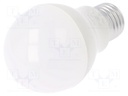 LED lamp; cool white; E27; 220/240VAC; 770lm; 8W; 180°; 6500K