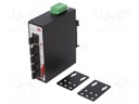 Industrial module: switch PoE Ethernet; unmanaged; 48÷55VDC