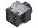 Contact block; 61; -25÷55°C; Leads: connectors; Contacts: NC x2