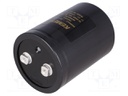 Capacitor: electrolytic; 43000uF; 100VDC; Leads: screw; ESR: 13mΩ