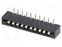 Connector: FFC (FPC); angled 90°; PIN: 10; NON-ZIF; THT; tinned