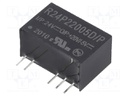 Converter: DC/DC; 2W; Uin: 21.6÷26.4V; Uout: 20VDC; Uout2: -5VDC